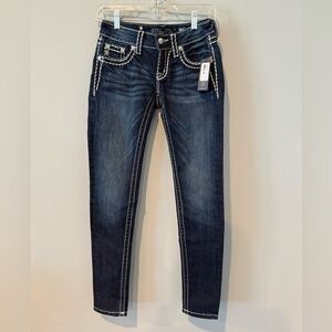 New, Miss Me Dark Wash Skinny Jeans